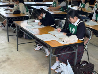 【園芸科学科】フラワーアレンジメント競技県大会