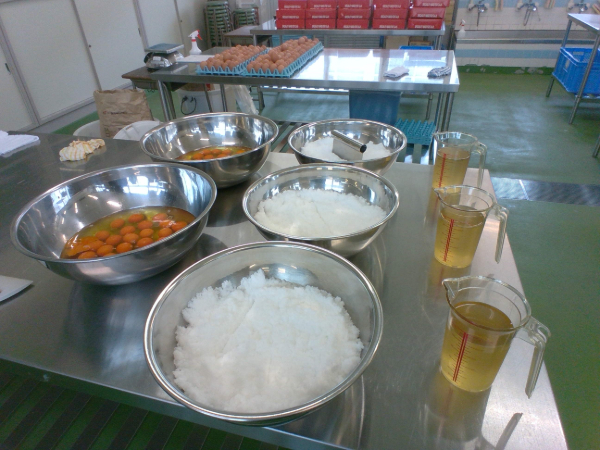 【食品科学科】カステラの製造実習