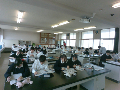【食品科学科】校内鑑定競技会に向けて